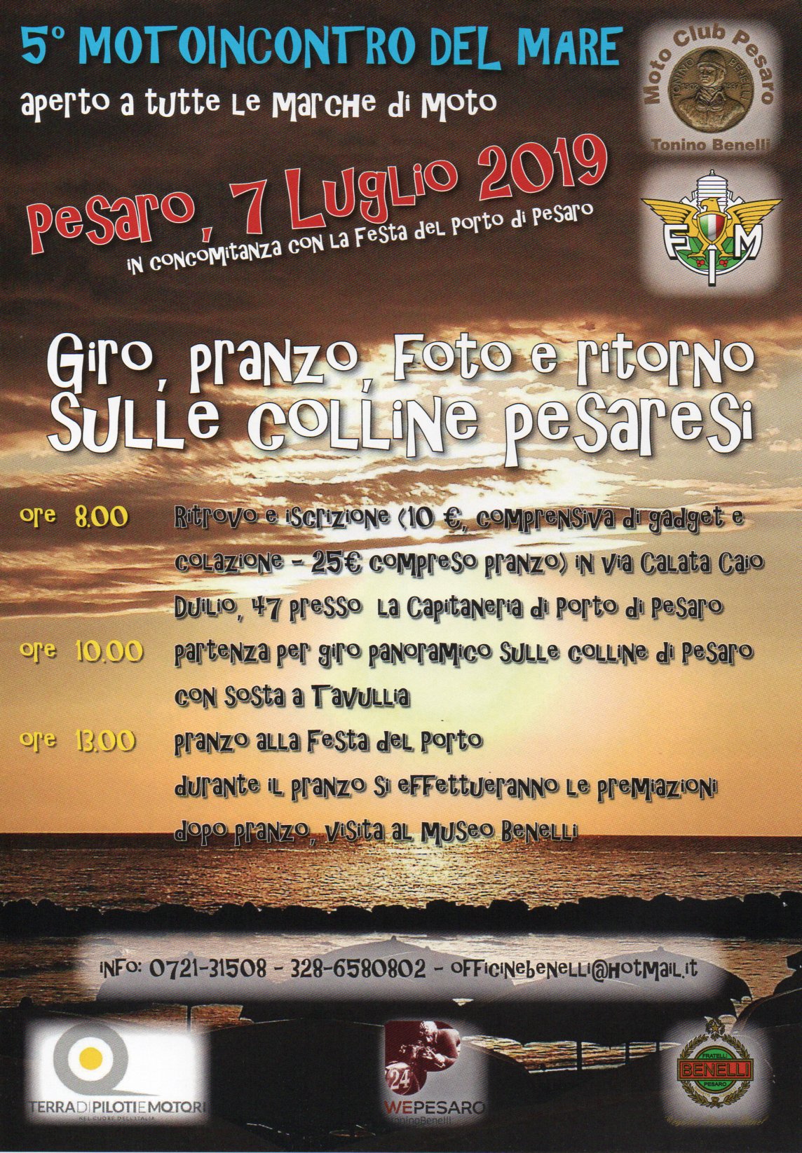 5° motoincontro del mare – 7 luglio 2019